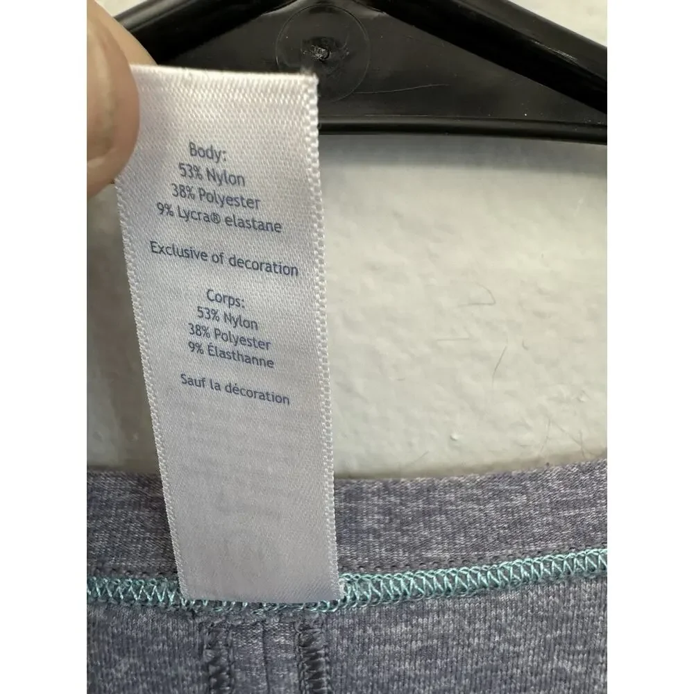 Ivivva By Lululemon Girls 14 Gray Thumbhole Athletic Top Long Sleeve Yoga